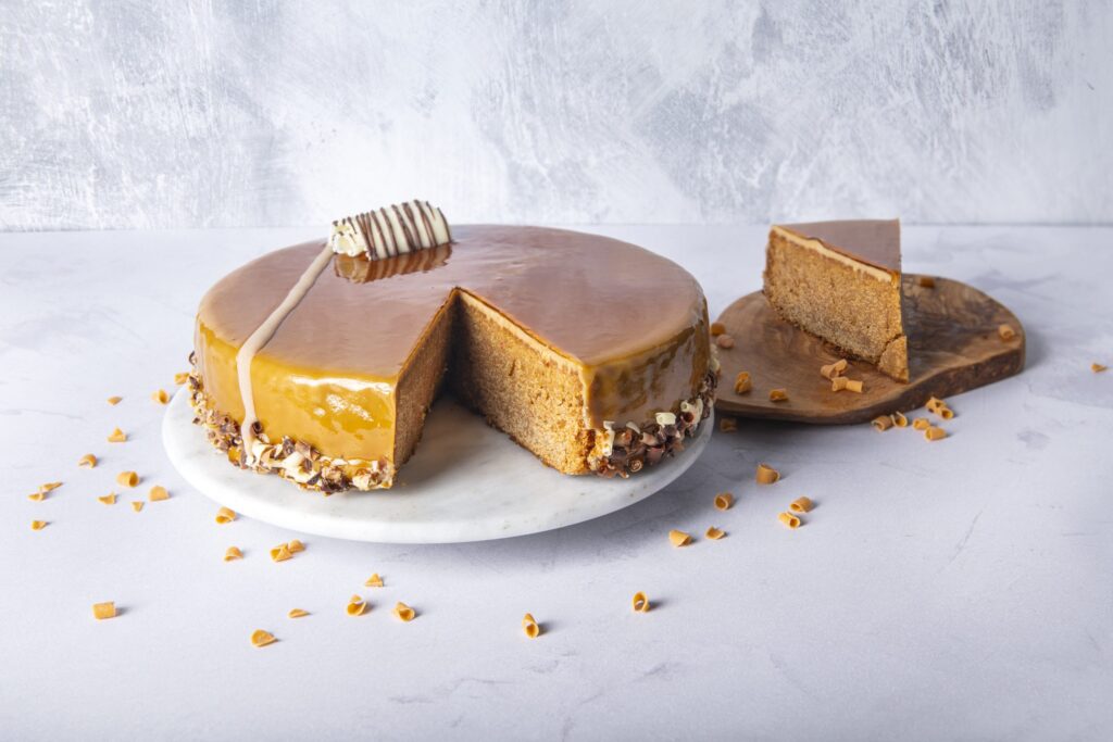 Caramel Mirror Glaze